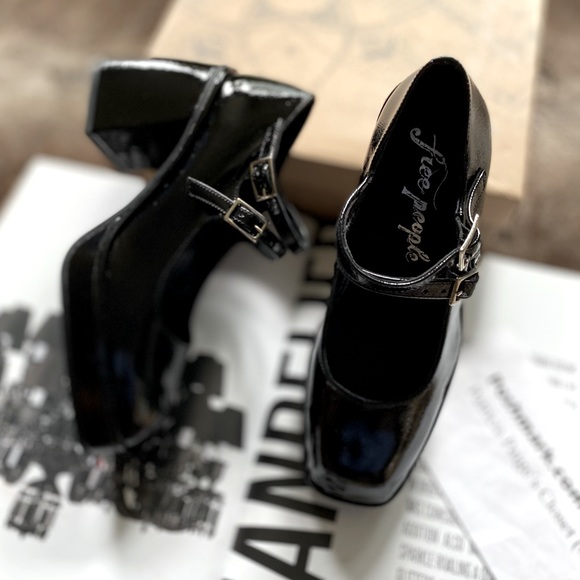 Free People Ruby Double Strap Platform Mary Janes - Picture 10 of 13